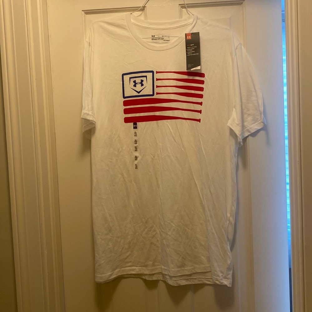Under armour men’s heat gear T-shirt XL baseball